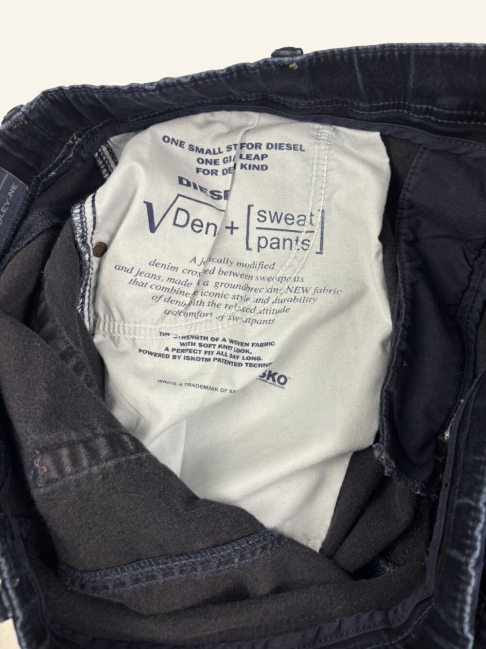 Diesel Krooley-NE Jogg Jeans W32 Dark Navy Stretch Denim - Picture 8 of 12